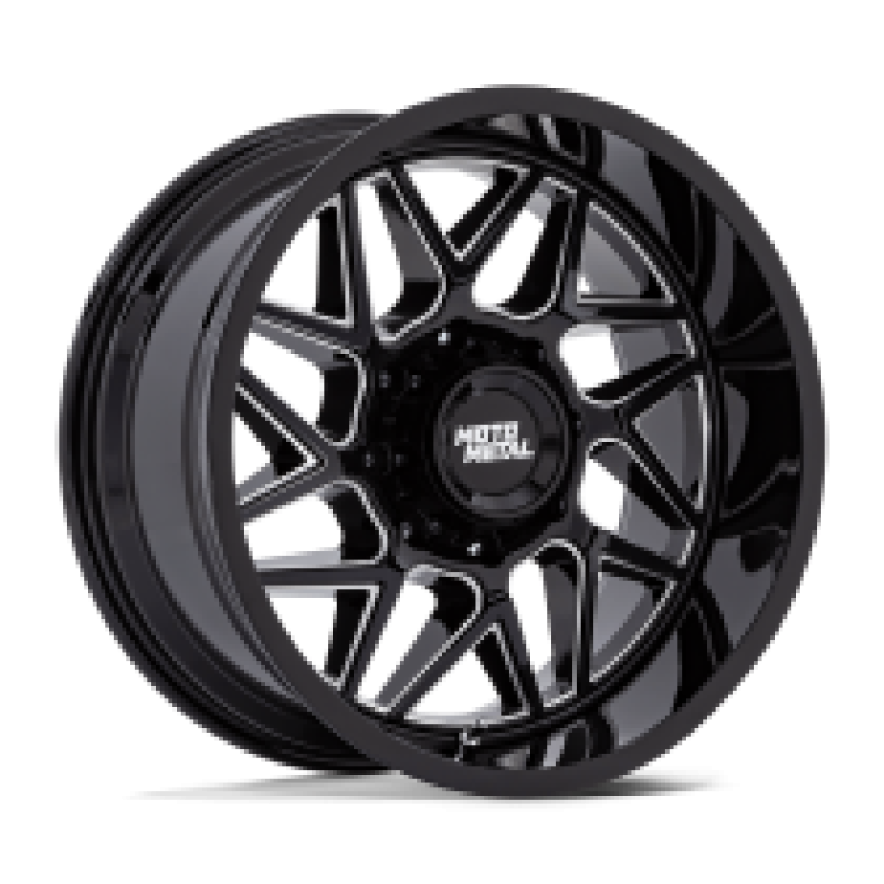 Moto Metal MO812 TURBINE GLOSS BLACK MILLED