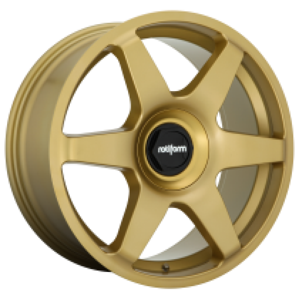 Брендовые литые диски ROTIFORM R118 SIX MATTE GOLD 5x108/114.3 19R 8.5 72.6  45