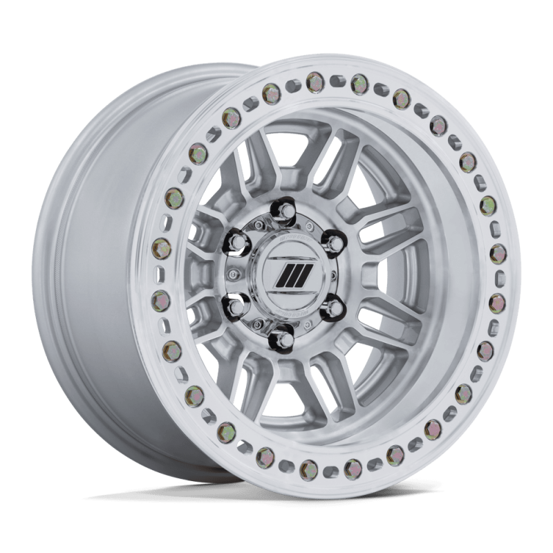 Pro Comp Alloys PA208 EQUALIZER BL GLOSS SILVER W/ MACHINED FACE