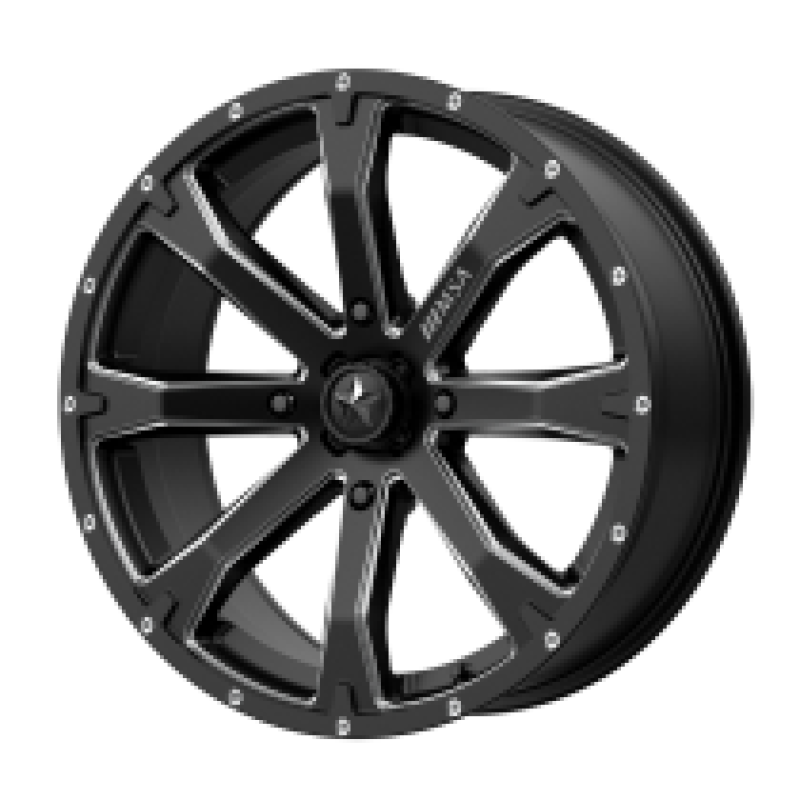 M42 BOUNTY SATIN BLACK MILLED 4x110 15R 7 86 10