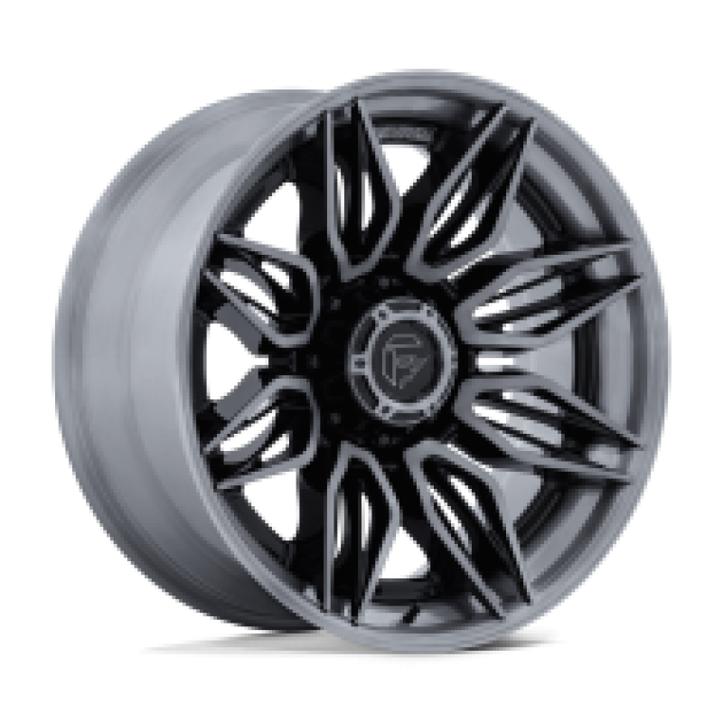 FUEL FC404 MUTINY GLOSS BLACK BRUSHED DARK TINT