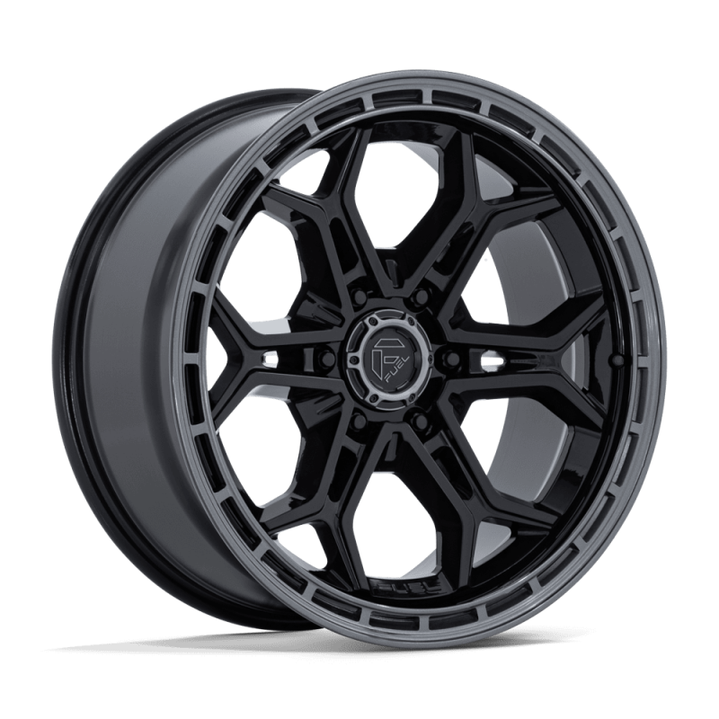 FUEL FC896 HEATHEN GLOSS BLACK GLOSS GUNMETAL LIP
