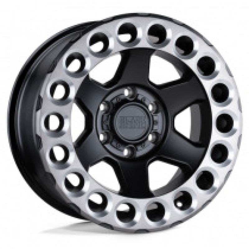 Black Rhino ODESSA MATTE BLACK W/ MACHINED TINT LIP & MILLED RINGS