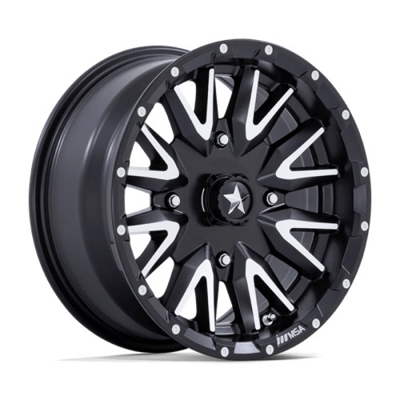 M49 CREED MATTE BLACK MACHINED 4x156 24R 7 115.1 BNK