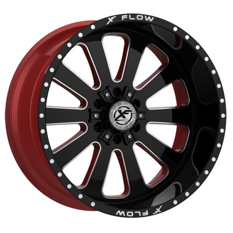 XFX Flow XFX-302 Gloss Black & Milled With Red Inner
