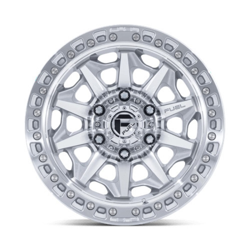 FUEL D883 COVERT SILVER W/ MACHINED FACE