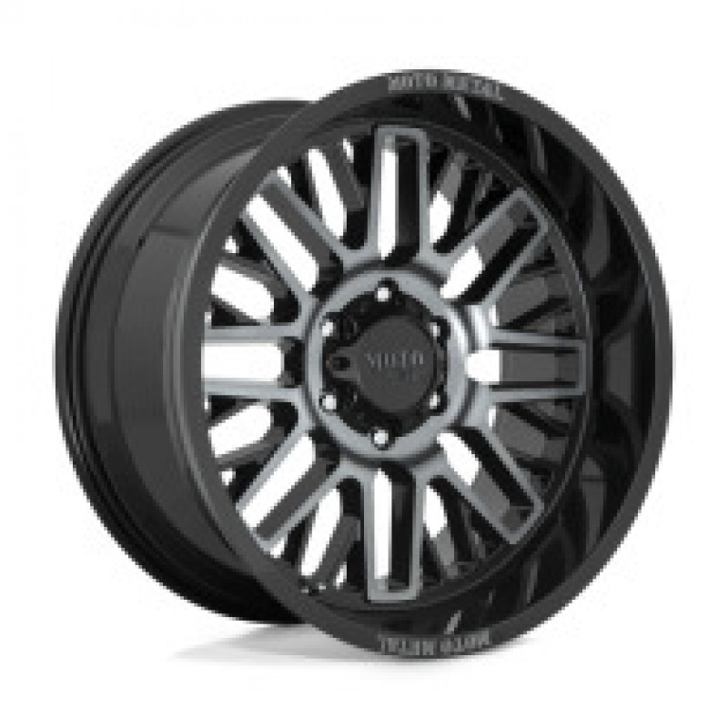 Moto Metal MO802 WARLOCK GLOSS BLACK MACH W/ GRAY TINT