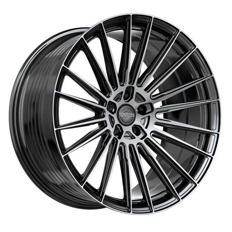 Arvano AV-54 Gloss Black & Brushed Double Dark Tint