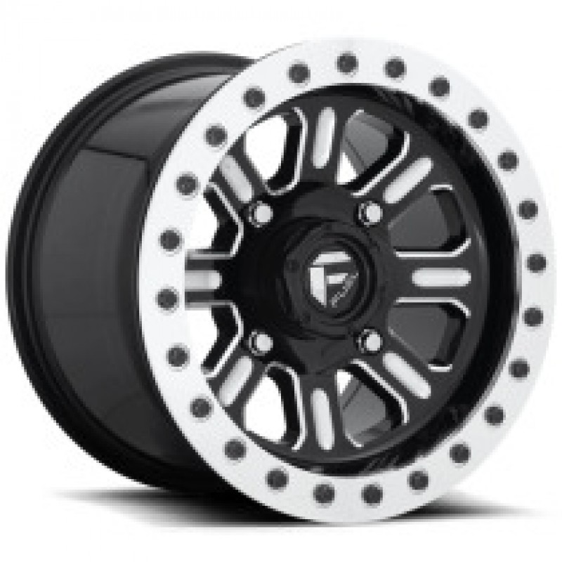 D910 HARDLINE BEADLOCK GLOSS BLACK MILLED 4x137 15R 7 110.1 38