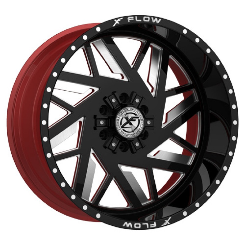 XFX Flow XFX-306 Gloss Black & Milled With Red Inner