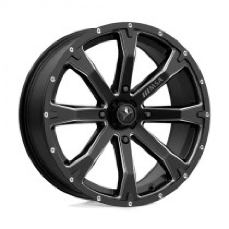 M42 BOUNTY SATIN BLACK MILLED 4x156 18R 7 132 10