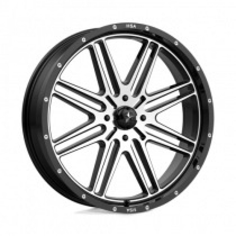 M38 BRUTE GLOSS BLACK MACHINED 4x137 24R 7 112.1 10