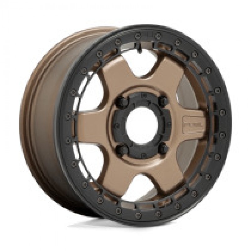 Fuel UTV D924 BLOCK BEADLOCK MATTE BRONZE W/ BLACK RING