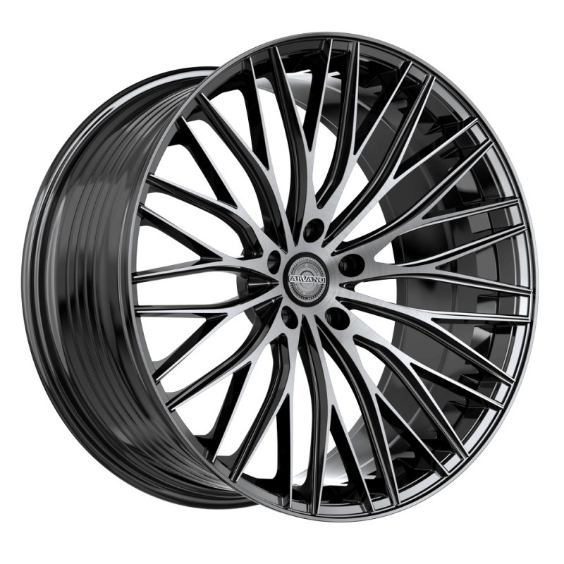 Arvano AV-50 Gloss Black & Brushed Double Dark Tint