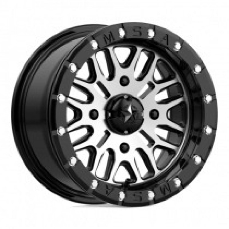 M37 BRUTE BEADLOCK GLOSS BLACK MACHINED 4x137 14R 7 112.1 10