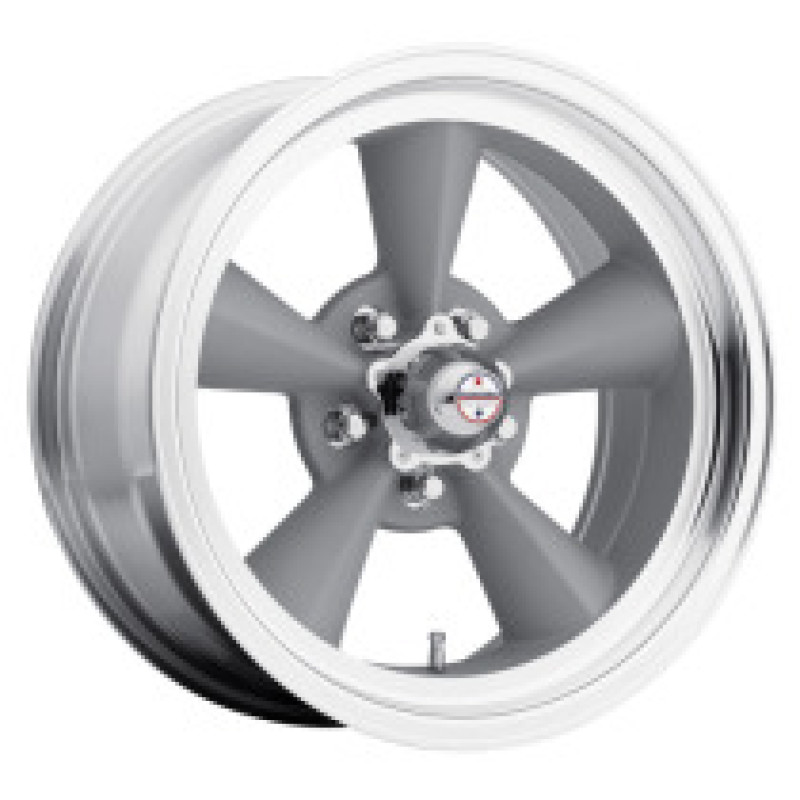 American racing VN309 TT O VINTAGE SILVER W/ MACHINED LIP