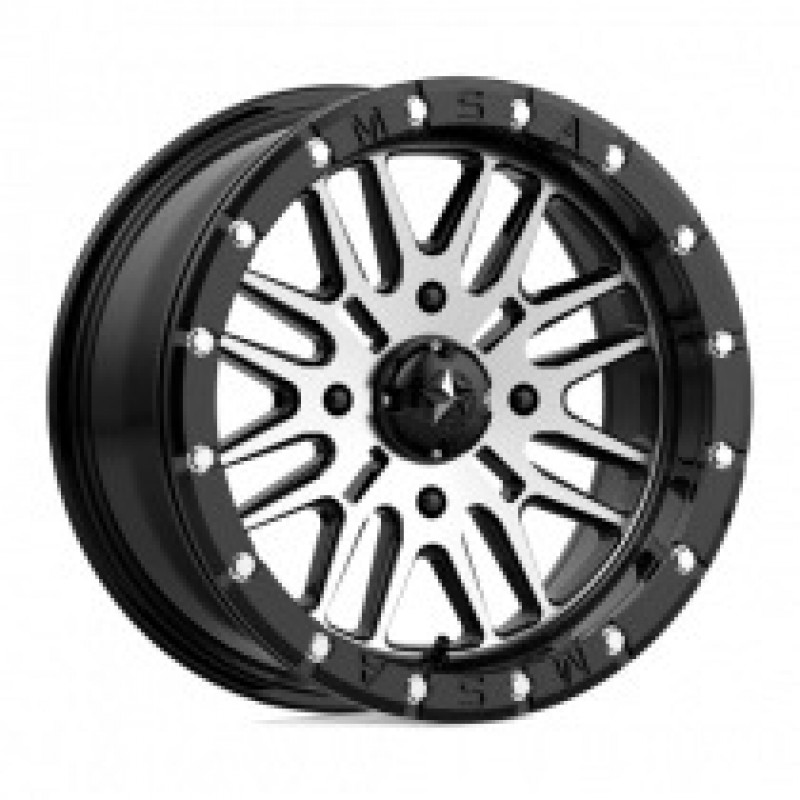 M37 BRUTE BEADLOCK GLOSS BLACK MACHINED 4x137 16R 7 112.1 10