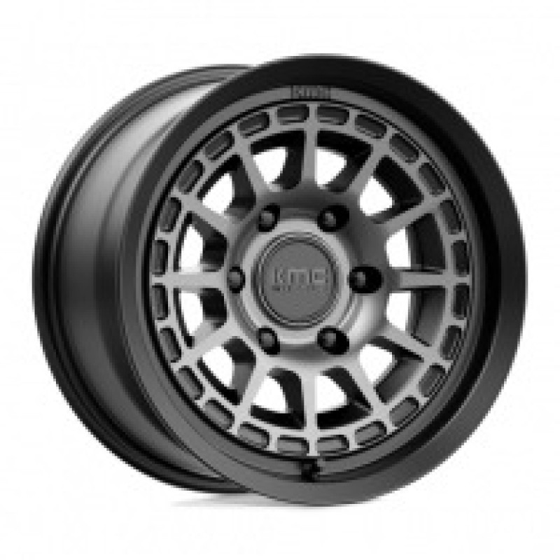 KMC KM719 CANYON SATIN BLACK W/ GRAY TINT