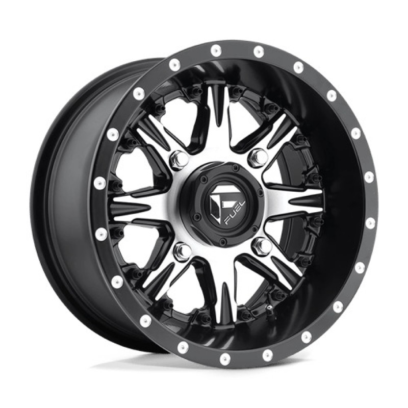D541 NUTZ UTV MATTE BLACK MACHINED 4x156 14R 7 132 13