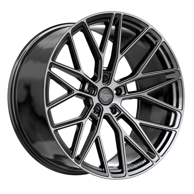 Arvano AV-53 Gloss Black & Brushed Double Dark Tint