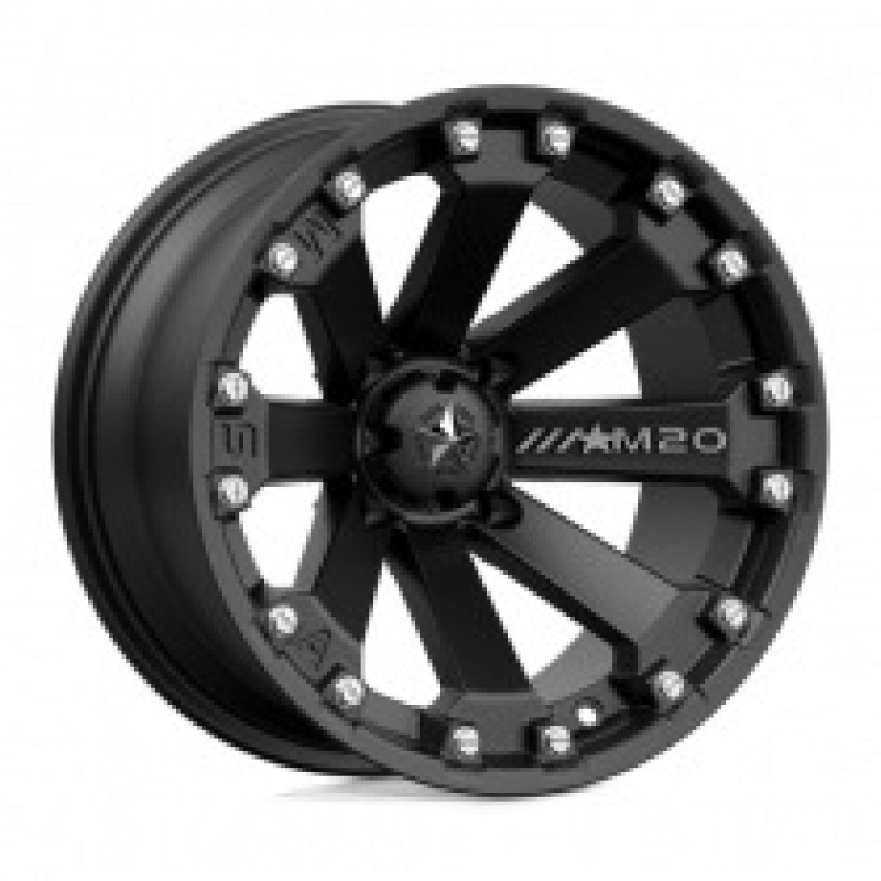 M20 KORE MATTE BLACK 4x110 14R 7 86 -52