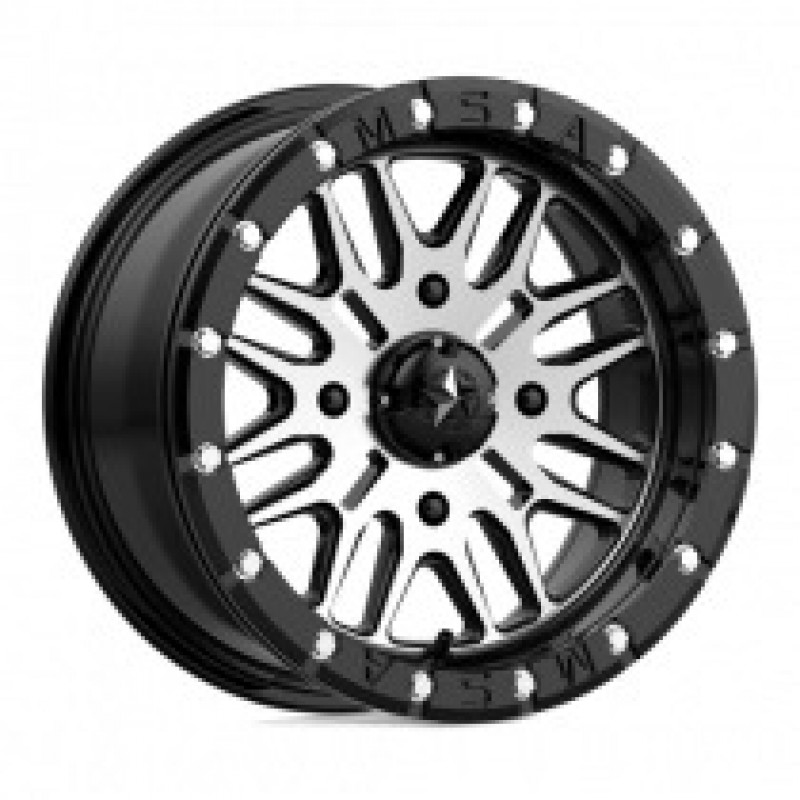 M37 BRUTE BEADLOCK GLOSS BLACK MACHINED 4x137 15R 7 112.1 10