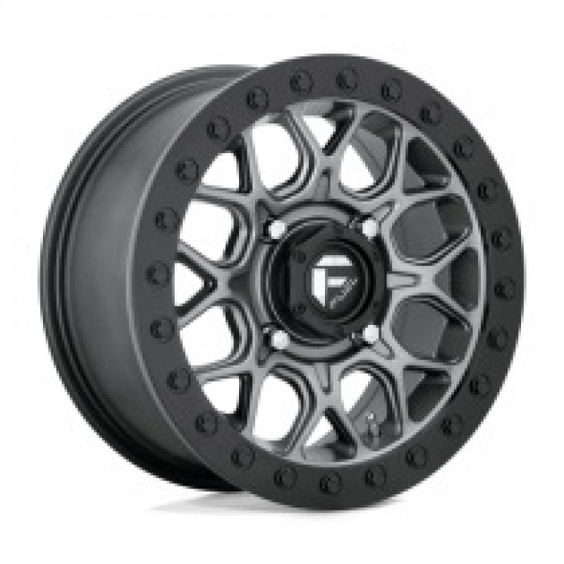Fuel UTV D919 TECH BEADLOCK MATTE GUNMETAL BLACK BEAD RING