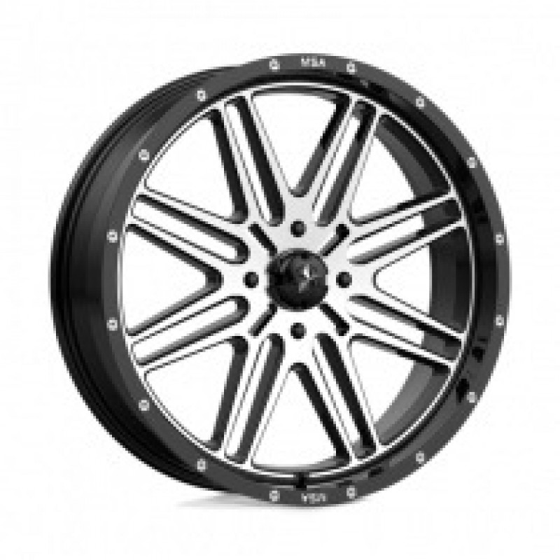 M38 BRUTE GLOSS BLACK MACHINED 4x137 22R 7 112.1 10