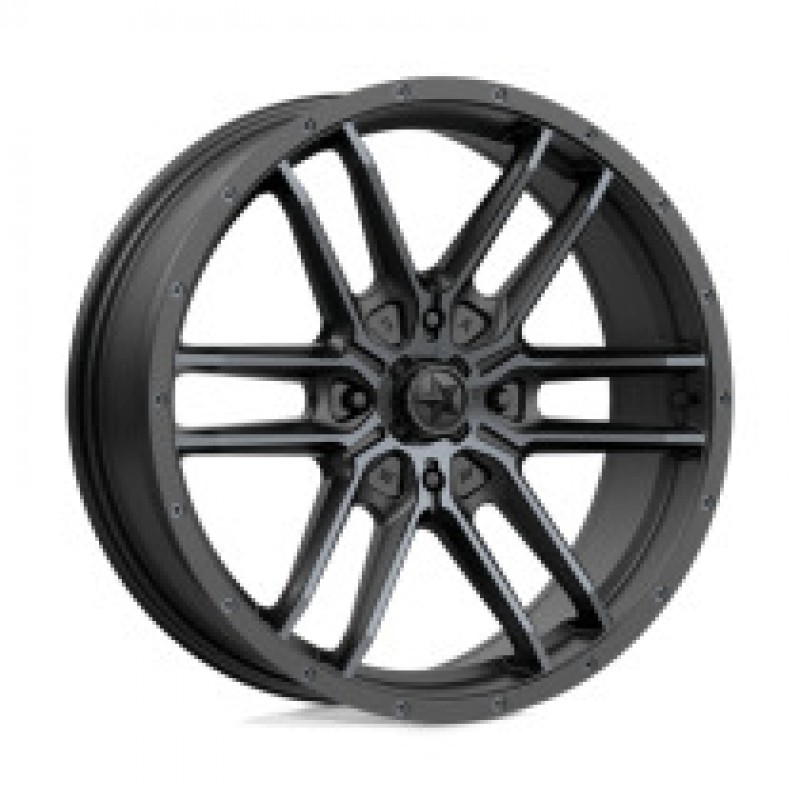 M43 FANG SATIN BLACK W/ TITANIUM TINT 4x156 20R 7 132 10