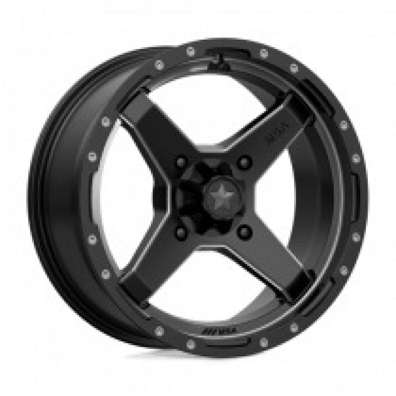 M39 CROSS SATIN BLACK W/ TITANIUM TINT 4x137 16R 7 112.1 10