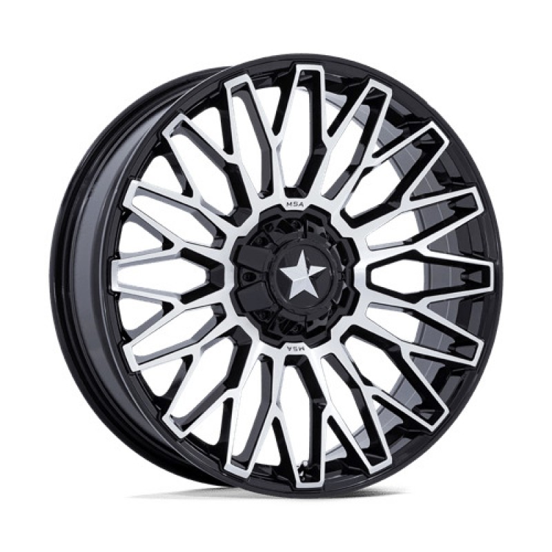 M50 CLUBBER GLOSS BLACK MACHINED 4x137/156 14R 7 110.1 10