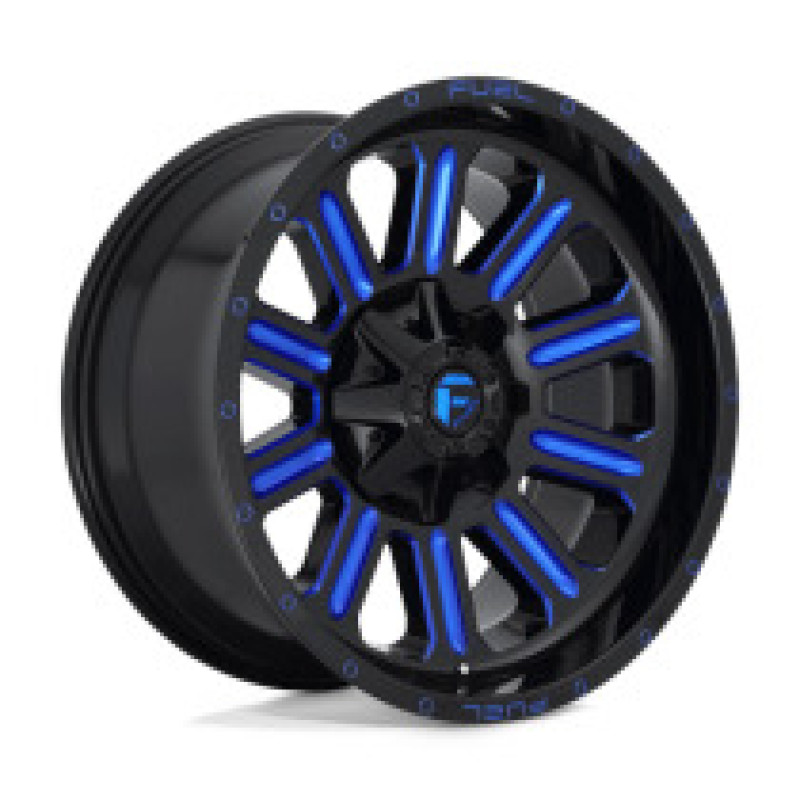 FUEL D646 HARDLINE GLOSS BLACK BLUE TINTED CLEAR