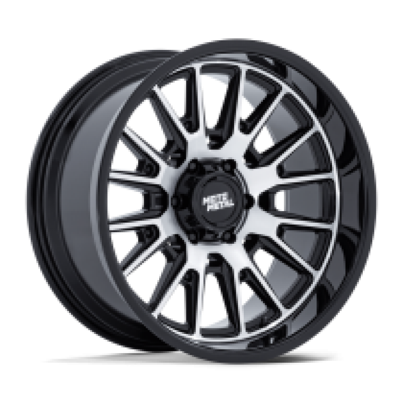 Moto Metal MO814 TEKTON GLOSS BLACK W/ MACHINED FACE