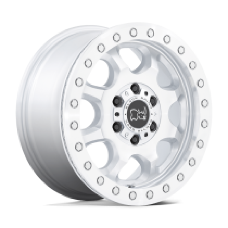 Black Rhino VENTURE BEADLOCK GLOSS SILVER W/ MACHINED FACE