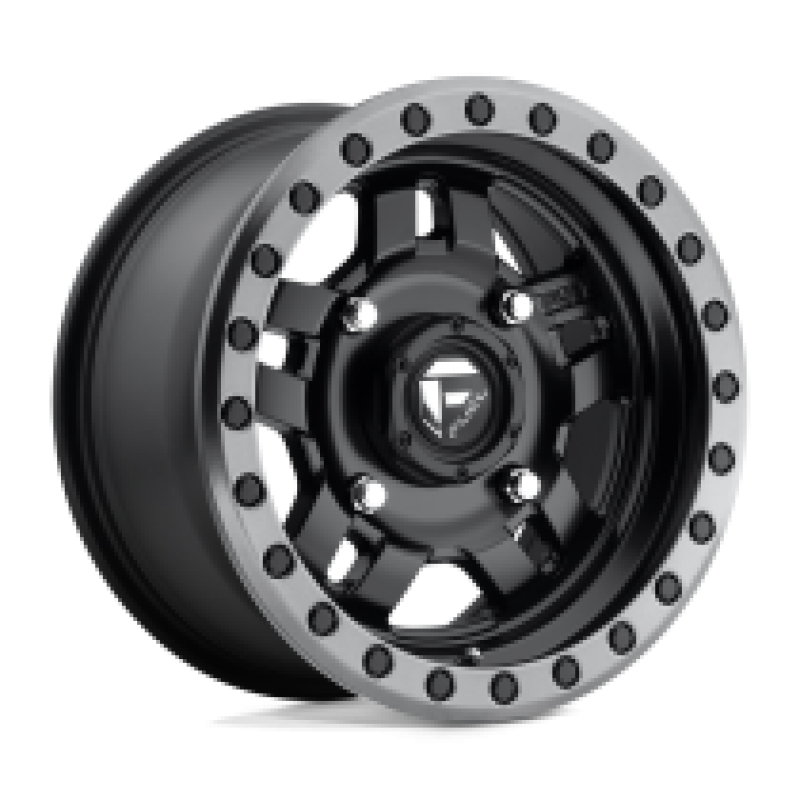 Fuel UTV D557 ANZA UTV MATTE BLACK GUN METAL RING