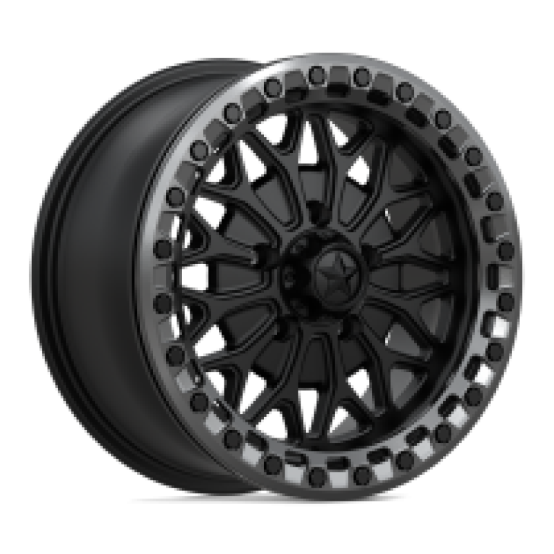 MA53 BOLO UTV BEADLOCK MATTE BLACK W/ GL-GUNMETAL RG 5x114.3 15R 7 72.56 38