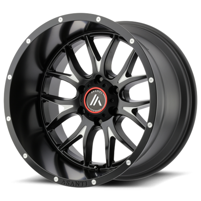 Asanti Off-Road AB807 CARBINE SATIN BLACK MILLED