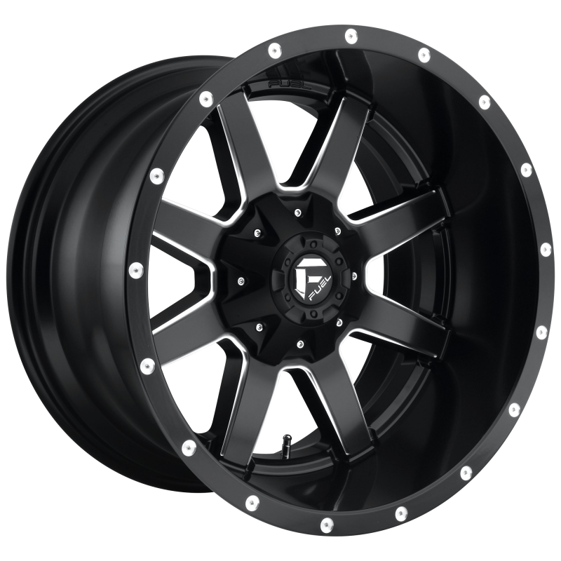 Fuel UTV D652 MAVERICK MATTE BLACK MILLED
