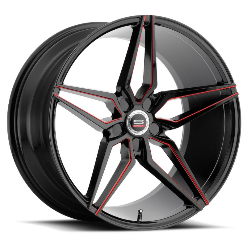 Spec-1 SPM-81 Gloss Black & Red Machined