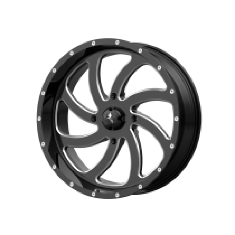 M36 SWITCH GLOSS BLACK MILLED 4x156 18R 7 132 BNK