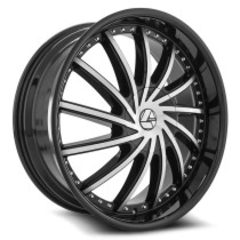 Azara AZA-517 Gloss Black & Machined