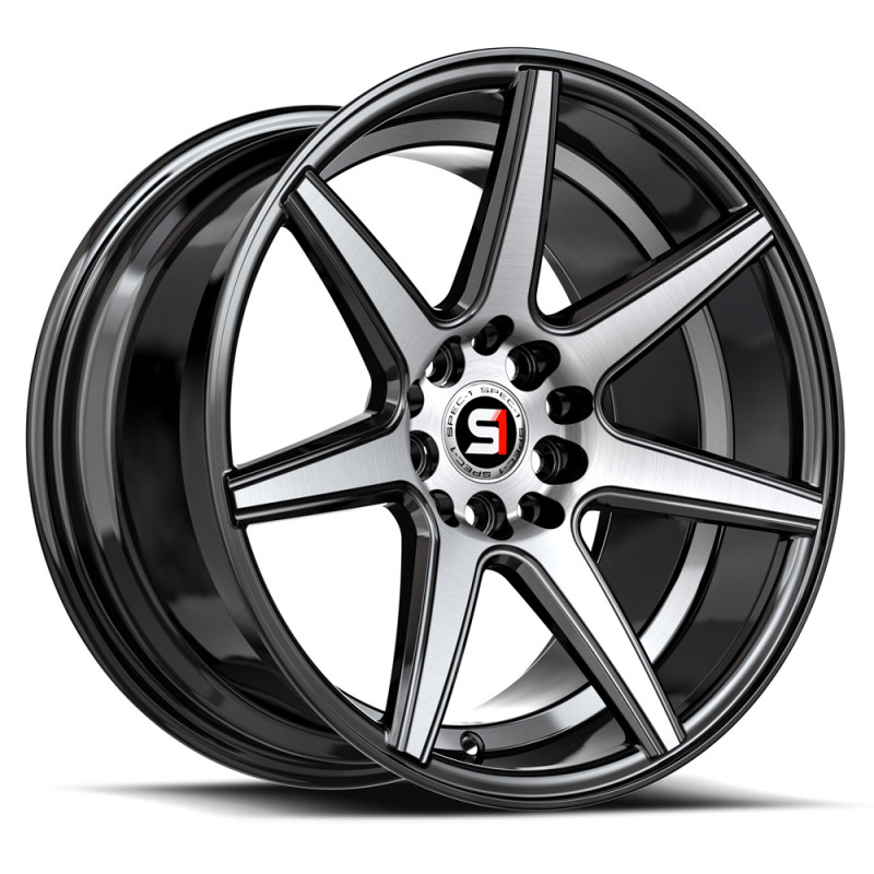 Spec-1 SP-73 Gloss Black & Machined & Undercut