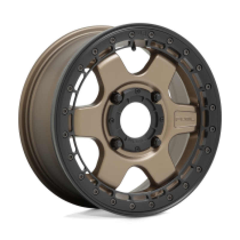 Fuel UTV D924 BLOCK UTV BEADLOCK MATTE BRONZE W/ BLACK RING