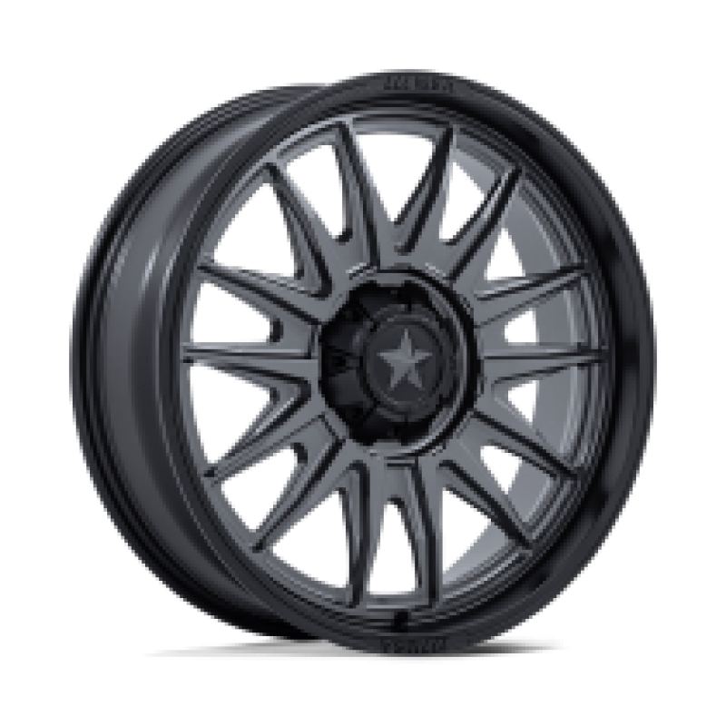 M55 COMMANDER UTV MATTE GUNMETAL W/ M-BLK LIP 5x114.3 20R 7 72.56 BNK