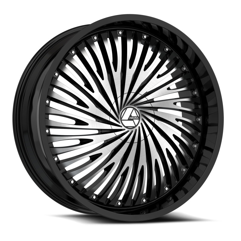 Azara AZA-526 Gloss Black & Machined