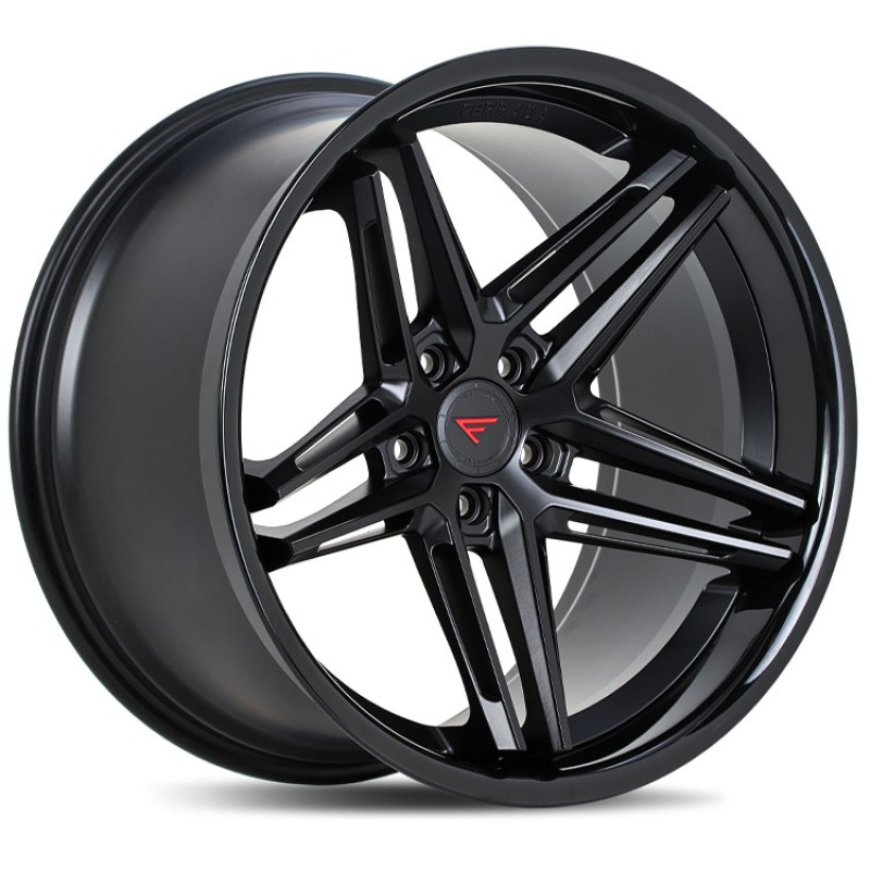 Ferrada CM1 Matte Black/Gloss Black Lip