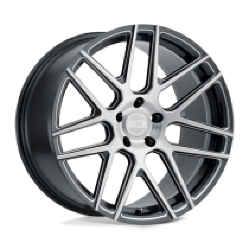 XO Luxury Wheels MOSCOW GLOSS GUNMETAL W/ MILLED SPOKE