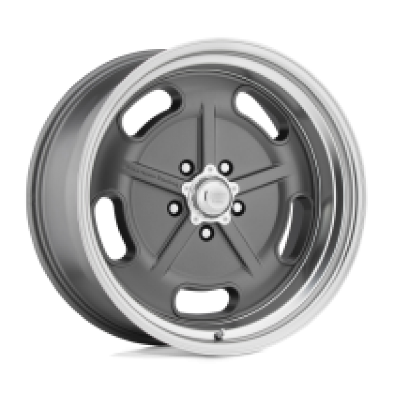 American racing VN511 SALT FLAT MAG GRAY W/ DIAMOND CUT LIP