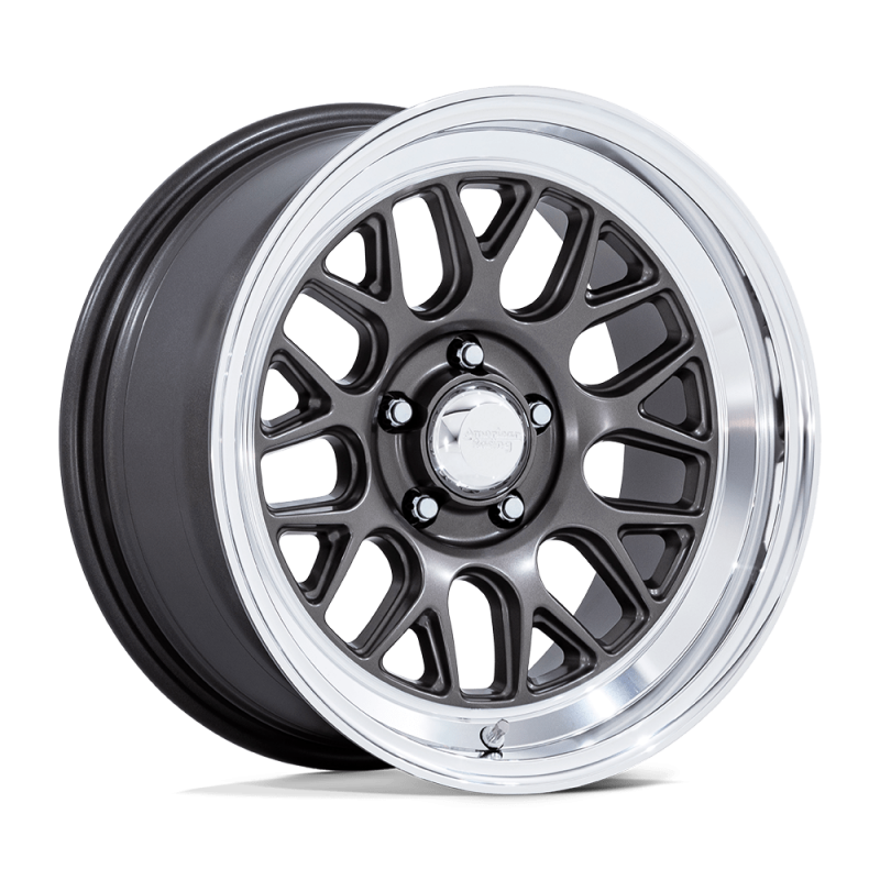 American racing VN516 G-FORCE MATTE ANTHRACITE W/ DIAMOND CUT LIP