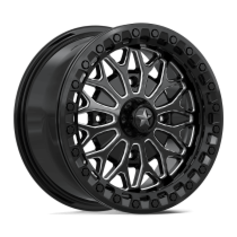 MA53 BOLO UTV BEADLOCK GLOSS BLACK MILLED 4x110 15R 7 86 38